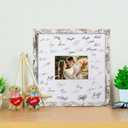 GarduationMall 14x14 Signature Picture Frame Holds 5x7 Photo with White Mat for Wedding Graduation | Wall or Tabletop Display