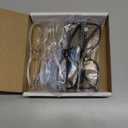 Success Eyewear Reading Glasses Set of 4 Black Quality Readers Spring Hinge Glasses for Reading for Men and Women