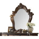 Acme Versailles Arched Top Wood Frame Dresser Mirror in Cherry Oak