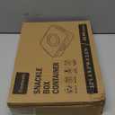 Divided Serving Tray for Candy, Condiment, Fruits and Nuts - Dishwasher Safe Snackle Box Container with Lid - Portable Charcuterie Board for Parties, Picnics, Travel and On-the-Go Snacking (8 Cups)