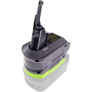 Adapter for Dyson V7 / V8 Vacuum Cleaner for RYOBI 18V Battery Convert to for Dyson V7 & V8 Vacuum Cleaner, for Battery 18-Volt HP High Capacity PBP2005 P194 P193 PBP2004 for Animal+ Fluffy