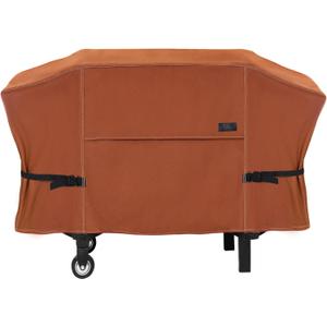 NettyPro Griddle Cover for Blackstone 28 inch Griddle Waterproof Heavy Duty 2 Burner Flat Top Gas Grill Cover 28" Cooking Station Camping, Brown