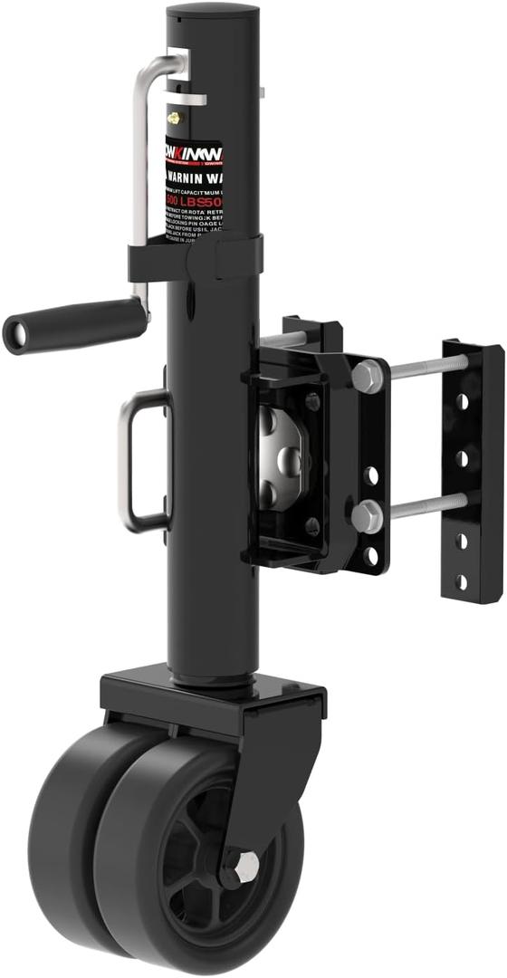2000 lbs Upgraded Boat Trailer Jack, 10" Lift, Bolt On Trailer Jack for RV, Boat and More, Black