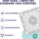 PUPIBOO Washable Pee Pads for Dogs and Cats - Super Absorbent Reusable Puppy Training Pads - 100% Waterproof, Leak-Proof & Non-Slip Whelping Pads for Pet Housebreaking
