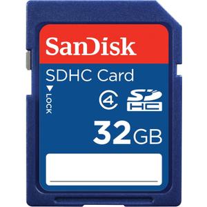 SANDISK 32 GB Class 4 SD Flash Memory Card SDSDB-032G-B35