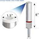 3/4" Boat Seat Pin Post,Marine Boat Seat Pedestal Base Post for Mounting Boat Seat,Boat Seat Pedestal Post Lock-in Aluminum Boat Seat Extension Post Pole for Marine Pontoon Boat Fishing Boat Bass Boat