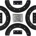 302565MA 302565 Rubber Paddle Kit - by Braveboy, Replacement for 20" 21" 22" Craftsman/Murray Noma /57121MA 1687312SM Snow Thrower Fits Model 536.88150 536.885213 536.881501 & More