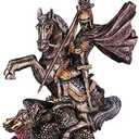 Pacific Giftware St.George Slaying The Dragon Classic Resin Figurine