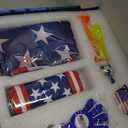Soccer Fan Gear Set for 2026 World Tournament, Soccer Party Favors Kit with Flag,Scarf, Face Paint, Clapper, Horn&Glasses,Supporter Accessories for Game Day, Sports Event, Gift