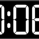 Soobest LED Digital Wall Clock with Seconds, Electric Clock Plug Auto DST Dimmer LED Large Display 10 Inches (White)