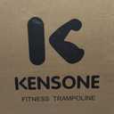 KENSONE 48" Foldable Mini Trampoline, Indoor Trampoline for Kids, Adults Indoor/Garden Workout, Fitness Rebounder with Adjustable Foam Handle, Max Load 450 lbs