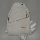 Crossbody Small Sling Backpack Sling Bag for Women, Chest Bag Daypack Crossbody for Travel Sport Running Hiking Beige