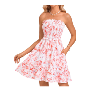 GRACE KARIN Summer Dresses for Women Beach Cover Ups 2025 Tube Strapless Floral Boho Print Sundress
Amazon's Choice, M