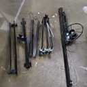 Elevon 11FT Drywall Lift Panel Hoist Jack Lifter, 150LBS Heavy Duty Sheetrock Lift, Rolling Caster Wheels, Lockable Construction Tools, Adjustable Telescopic Arm, Black