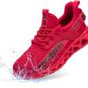Furuian Steel Toe Sneakers for Men Women Lightweight Safety Shoes Comfortable Puncture Proof Slip On Indestructible Work Shoes (6 Women/4.5 Men)