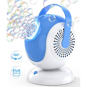 Joyfuture Automatic Bubble Machine  Bubbles Blower for Kids, Toddlers  360° Oscillation & 75° Adjustment, Bubble Toys with LED Light  Gifts for Boys, Outdoor, Birthday, Party Favor