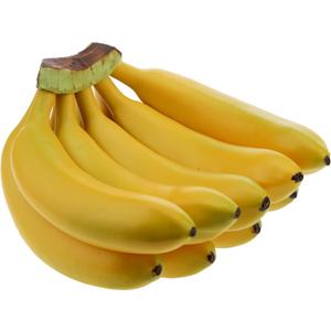 Woration Fake Artificial Banana Bunch Simulation Fruit Decorative Realistic Lifelike Food Model Display Photography Props Kitchen Wedding Home Party Decor - 9 Heads