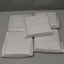 Egofine 5x5 Acrylic Frames 5 Pack, 20mm Thicker Frameless Clear Picture Frames, Double Sided Magnetic Picture Frames, Free Standing Desktop Display