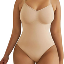 SHAPERX Women's Shapewear Bodysuit Tummy Control Body Shaper Seamless Sculpting Snatched Waist Body Suit Size 2X/3X
