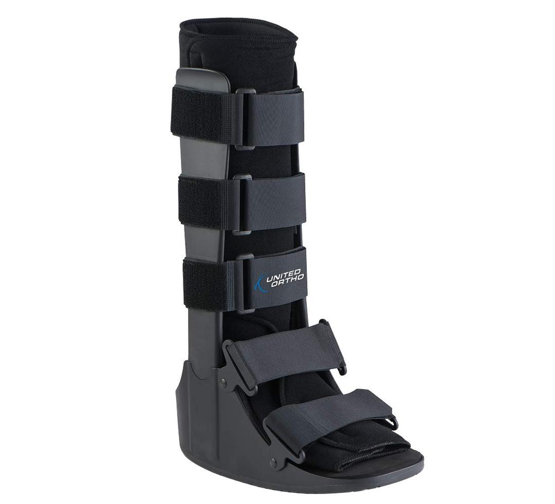 United Ortho Cam Walker Fracture Boot, Medium, Black (Black)