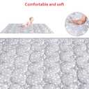 Moonsea Baby Play Mat 74"x50" Playpen Mat Thick Ultra Soft Playpen Mat for Playing or Crawling, One-Piece Crawling Mat Non Slip Padded Baby Playmat for Floor 74x50 Inches, Grey with Star