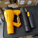 2026 Upgrade Leaf Blower, Leaf Blower Cordless with 2 * 2.6AH Batteries and Fast Charger, 450CFM &150MPH and 2 Speed Mode, Lightweight Electric Leaf Blowers for Lawn, Yard, Leaves, Dust Car (Orange)