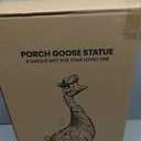 GIGALUMI 20" Halloween Skeleton Porch Goose,Outdoor Halloween Decorations