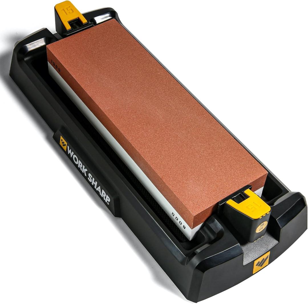 Work Sharp Benchtop Whetstone Knife Sharpener - For Knives & Edged Tools - Kitchen, Pocket, & Fillet Knives