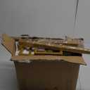 PROLEE Flower Display Stand with Buckets, Wedding Flower Cart Display Stand with Wheels,Flower Stand for Wedding Party, Events and Garden Decor (White)