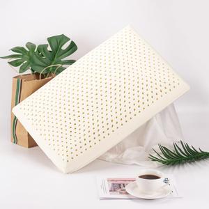 Talatex Dunlop 100% Natural Latex Pillow, Medium Low Pofile Latex Firm Pillow Helps Relieve Pressure, Neck and Shoulder Pain