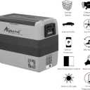 Alpicool T60 Dual Temperature Control 12 Volt Refrigerator 63 Quart Portable Car Fridge Freezer (-4°F~68°F) for Truck, RV, Boat, Camping and Travel