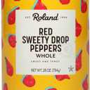 Roland Foods Red Sweety Drop Peppers, Specialty Imported Food, 28 Ounce Can, Pack of 1