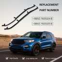 Door Weatherstrip 2pcs Fit for Ford Explorer 2011-2019 Door Seal