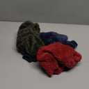 Reginary 3 Pieces Dog Pajamas Puppy Clothes Winter Coats Elastic Pajamas for Puppy Fluffy Jumpsuit Fleece Sweater for 4 Legs Dog Bodysuit(Small, Red, Blue, Green)