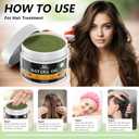 Batana Oil for Hair Growth - 100% Natural Raw Hair Oil from Honduras,Unrefined and Organic Batana Hair Mask for Women & Men - Batana Oil for Frizz, Split Ends, Texture & Shine