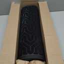 Yimobra Large Door Mat Outside Entrance 47x24, Waterproof Heavy Duty Outdoor Mats for Front Door, Non Slip Rubber Entry Mat for Garage Patio Indoor, Easy Clean, Black