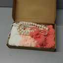 Boho Macrame Wall Hanging Decor Blush Pink Tassels Garland Wall Hanging with Wooden Beads for Nursery Girls Bedroom Birthday Gift Party Dorm Living Room Home Decor Aesthetic