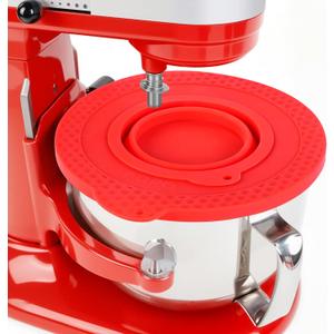 Silicone Mixer Bowl Cover Compatible with KitchenAid 6 Quart Bowl-Lift Stand Mixer, Mixer Bowl Lid to Prevent Spilling of Ingredients