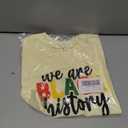 Juneteenth Shirts for Kids  Short-Sleeve T-Shirt for Boys & Girls, Ages 2-8, Celebrate Juneteenth Black History (Yellow)