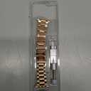 iiteeology Lightweight Stainless Steel Band Designed for Apple Watch Series 1-11, 42mm, 41mm, 40mm, 38mm, SE2&SE3, Replacement iWatch Bands for Women, Rose Gold