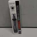 Ear and Nose Hair Trimmer Clipper - 2025 Professional Painless Eyebrow & Facial Hair Trimmer for Men Women, Battery-Operated Trimmer with IPX7 Waterproof, Dual Edge Blades for Easy Cleansing Black