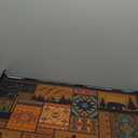 Demissle Fireplace Hearth Rug Fireplace Mats Cabin Southwestern Fireproof Fire Resistant Rug for Wood Stove Floor for Kitchen Indoor Outdoor(Classic,24 x 36 Inch)