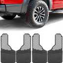Heavy Duty Mud Flaps, All-Weather Splash Guards, Built for Tough Protection, Universal Fit for Trucks SUVs & Vans, Off-Road & Daily Driving, 4PCS Front & Rear (OEM Black Style)