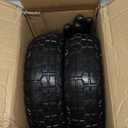 Gorilla Cart Wheels 10" Flat-free Solid Tire and Wheel Replacement 4.10/3.50-4 for Hand Truck, Wagon, Garden Dolly, Trolley - 2 Pack
