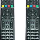 Paquete de 2:Universal TV Remote Control is Suitable for LED Smart TVS of LG,Samsung,Sony,Philips,Panasonic,Sharp,Toshiba,Hitachi,VIZIO,TCL,JVC,Hisense and Other Brands