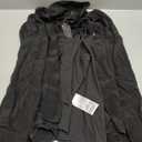 Armani Exchange Women's Sheer Crepe Shirt with Cami (Black, XL)