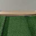 Grass Pad for Dogs Potty: 35.5 x 23.6 Indoor Dog Grass Pad with Tray 2 Pcs Replacement Artificial Grass Mats-5 Pics Disposable Puppy Pads for Puppy Training Apartment,Balcony & Apartment Use