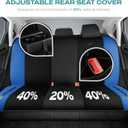 Skechers Car Seat Covers,GOGA Mat Oxford Cloth Seat Covers,Waterproof Car Seat Covers Full Sets,Automotive Universal Fit Seat Cover for Most Cars, Suvs, Trucks,Blue