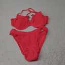 SweatyRocks Women's Bikini Sets for Women Textured Push Up Bathing Suits 2 Piece Swimsuit S