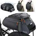 Insulated Rear Bike Rack Bag with Rain Cover